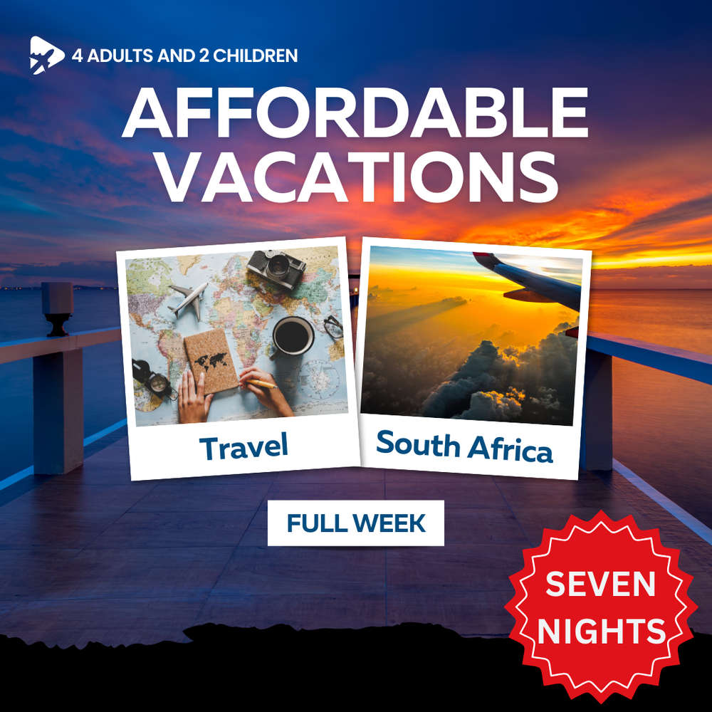 Full Week Accommodation at Various Resorts in South Africa